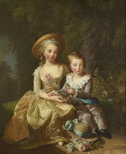 Cuadro Famosa Pintura de Elisabeth Louise Vigee Lebrun Impresa en Lienzo Moderno de Alta Definición