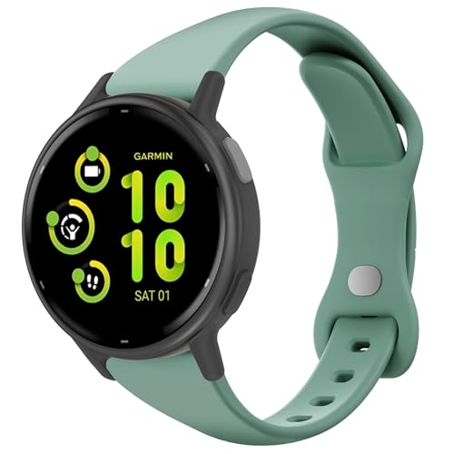 Laband (���o���h) 20mm �X�����V���R���r���v�o���h Garmin Vivoactive 6/5/3/3 Music/Forerunner 165/55/645/245�ɑΉ� ���^�\�t�g�i���[�X�|�[�c�����p���X�g�o���h�X�g���b�v Venu/Ve