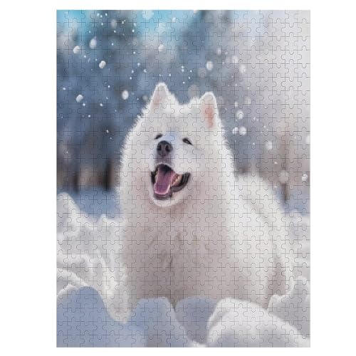 Perro Puzzle 500 Piezas Adultos - Rompecabezas Adultos - Puzzles Adultos para Ejercitar La Lógica Y La Coordinación Sensorial - Juegos Educativos （55×41cm）