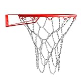 LSSAZ Heavy Duty Basketball Net Replacement Sporting Goods Outdoor Galvanized Iron Chain 12 Buckle B