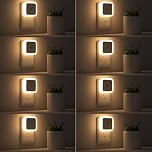 Sujeet Night Light, Night Lights Plug into Wall 8-Pack, Nightlight Plug in Night Light, Dusk to Dawn Night Lamp Led (Warm White)