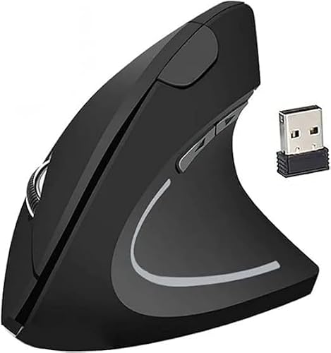 Mouse Ergonômico Vertical Sem Fio Recarregável