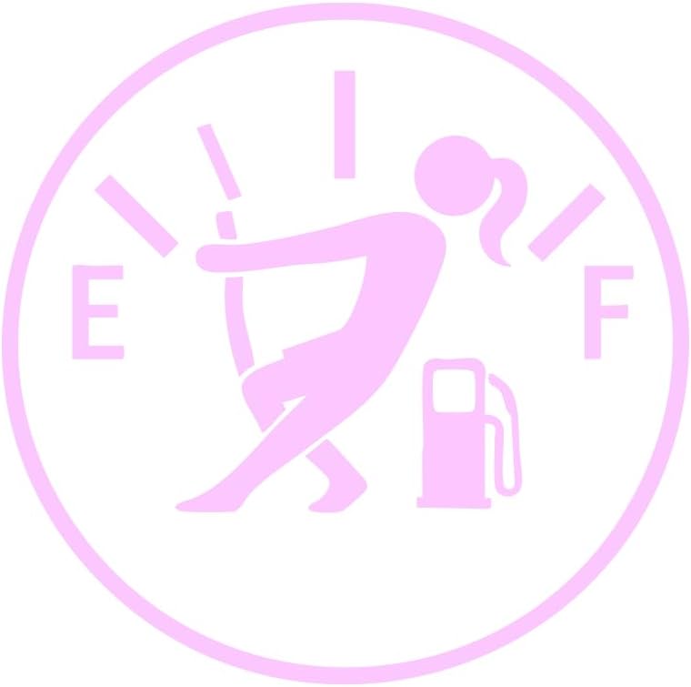 Funny Vinyl Gasoline Tank Vinyl Decal Stickers for Cars Laptop Skateboard Wall Decor UV Resistant 5''in x 4''in (White) image 5
