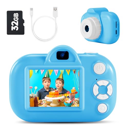 Kids Camera for Boys, 1080p Camera for Kid,Toddler Cameras Toy for Ages 8-13, Outside Toys for Kid Ages 4-8, 4 Year Old Boy Birthday Gift