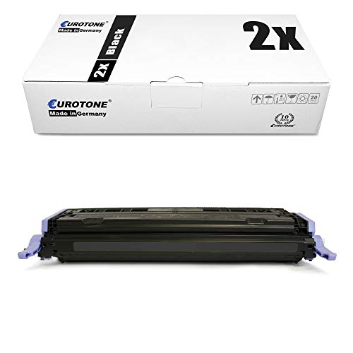 Toner CRG-707BK noir Eurotone pour Canon I-Sensys LBP 5000 cartouche encre 707bk 2x