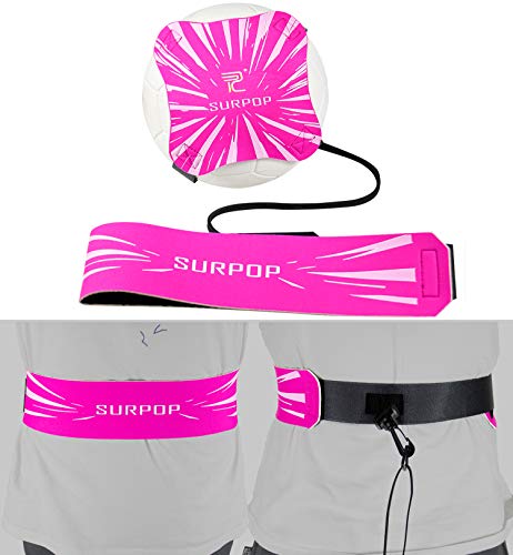 image for Surpop Soccer/Volleyball/Rugby Trainer, Football Kick Throw Solo Pract
