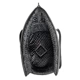BOUTIQUE ZOO Hundetasche - Schwarz Schwarz/Minky, L bis 12 kg - Tragetasche für kleinen und mittleren Hund, Welpen, Katze