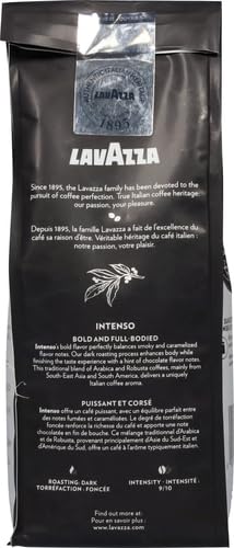 Image of Lavazza Opera Intenso Ground Coffee 12oz Bag, Dark Roast, Bold and Balanced Taste, Intensity 4 /5, Arabica and Robusta, Ideal for Drip Brewers, Package May Vary (Pack of 6)