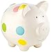 Pearhead Ceramic Piggy Bank, White