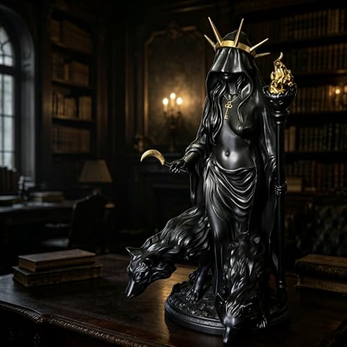Estatua de Resina de Hekate Diosa Griega Niktipolos miniatura 6