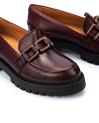 Image of PIKOLINOS Aldaya W6P3742 Women's Loafers - Premium Calfskin Leather Slip-On - Lightweight Comfort, Removable Insole, Medium & Wide Width Ergonomic Everyday Support