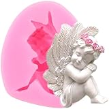 YIHUOMOLDS 3D Angel Baby Silicone Fondant Molds For Cake Decorating Cupcake Topper Chocolate Candy Gum Paste Polymer Clay