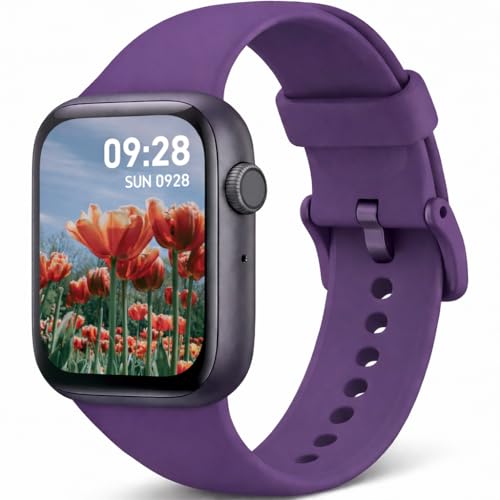 Smart Watch, Fitness Watch for Women Men with 24/7 Heart Rate/Blood Pressure Monitor,Pedometer, Sleep Tracker, 120+ Sport Modes, IP68 Waterproof Activity&Fitness Tracker Compatible with Android iPhone