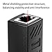 Telephone Line RJ45 to RJ11 Adapter, Telephone Jack to Ethernet Cable Adapter, RJ45 Female to RJ11 Male for Fixed Telephone Services(2 Pack)