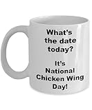 National Chicken Wing Day novelty coffee mugs funny weird holiday gifts cup decor, Interesting finds unique gifts for men or gag gifts for women