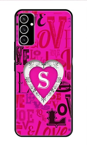 Image of Metal TPU Printed Back Cover for Samsung Galaxy S23 FE 5G (Alphabet S -J1) 360 Degree Protection | Camera Protection -25092024(AR)