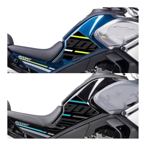 Accessoires moto 800 MT kit tapis traction et autocollant de réservoir