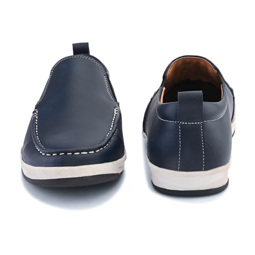 Image of Centrino Walking Loafers for Men | Shoes for Man Stylish | Casual Slip-On Lightweight Moccasins | Cushioned Insole | Breathable Comfortable | Hand-Stitched | Mens Loafer Shoes for Daily Office Outings (9495)