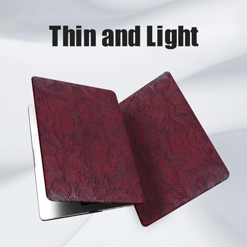 Funda MacBook Neo 2026 A3404 protector rígido borgoña de 33cm 6