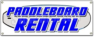 Paddle Board Rental Banner Sign Paddleboard Stand Up Rent Sales Boats