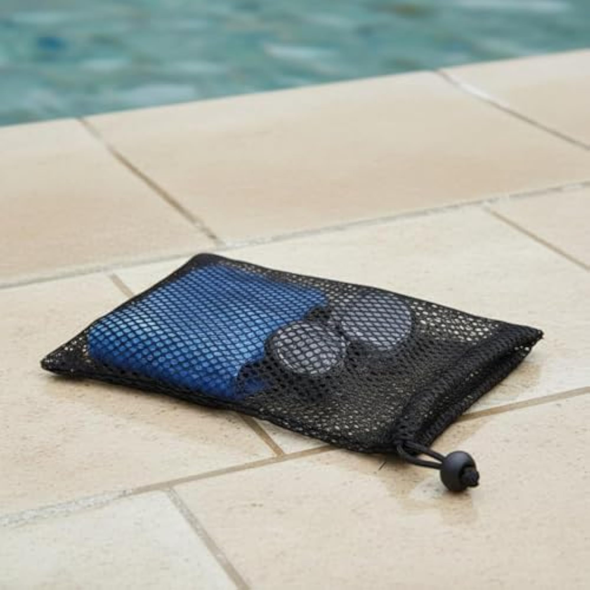 Long-Lasting Lightweight ABS Mesh Drawstring Bag for Travel