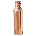 Fijoo Copper Water Bottle - Large Capacity Thermos Flask - Handmade Joint Free & Leak Proof - Ayurvedic Purity Health Benefits - Great for Sports, Gym, Yoga & Travel 34oz 1000ml