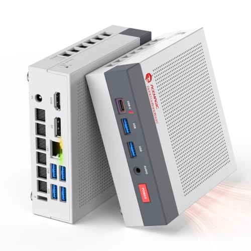 Image of ACEMAGIC Retro X3 Mini Gaming PC Ryzen 7 H 255 54W AMD Radeon 780M 12CU GPU 16GB LPDDR5 1TB NVME SSD Mini PC Windows 11 Pro /PCIe4.0 /DP2.0 /8K USB4 /WiFi6E /Small Desktop for Business Office Home