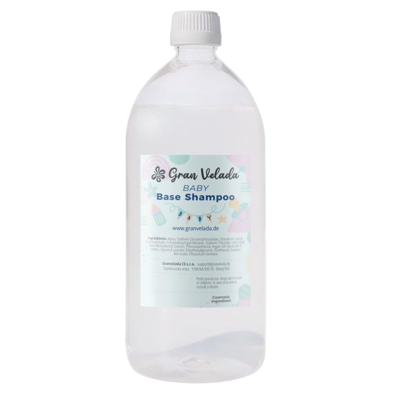 Gran Velada - Champú Base Bebé Sin Sulfatos 5000 g | Fórmula Vegetal Suave y Segura | Personalizable con Extractos e Hidrolatos | Ideal para Pieles Sensibles y Atópicas
