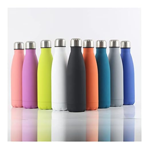 Termos kopp 1000ml isolerad rostfritt stål termos rånar Sport vattenflaska for flickor gummi målade yta vakuum kolv kaffekopp flaska Lätt, långvarig isolering (Capacity : 1000ml, Color : No.12)
