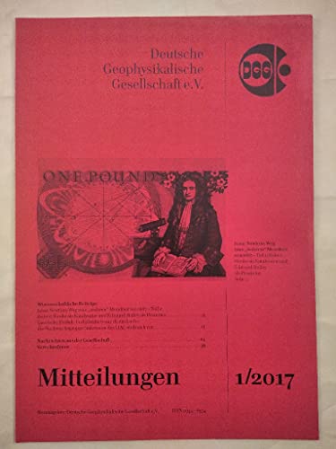 Deutsche Geophysikalische Gesellschaft e. V. Mitteilungen 1/2017.