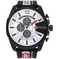 Diesel Reloj Mega Chief para Hombre, Movimiento cronógrafo con