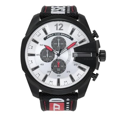 Diesel Reloj Mega Chief para Hombre, Movimiento cronógrafo con correa de silicona o sintética, 51 mm, Negro y gris claro | Ya disponible en tu tienda friki favorita! En mundofriki.es! Diesel Reloj Mega Chief para Hombre, Movimiento cronógrafo con correa de silicona o sintética, 51 mm, Negro y gris claro | Ya disponible en tu tienda friki favorita! En mundofriki.es!