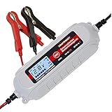 Dino KRAFTPAKET 4A-6V/12V intelligentes und automatisches Batterieladegerät | Für Blei-Säure, GEL, Start/Stopp EFB, AGM-Batterie | KFZ-Ladegerät für Auto, Motorrad, Kleintransporter, PKW, Boot