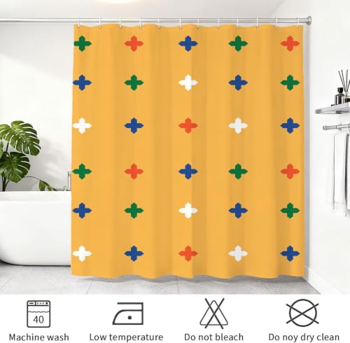Rideau de douche en tissu polyester de qualité supérieure lavable en machine - 8