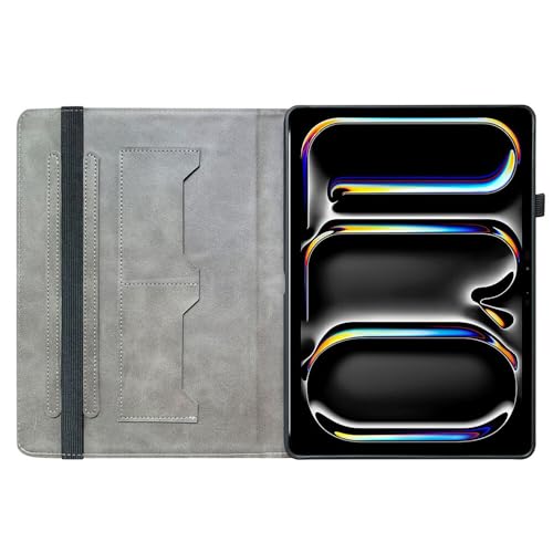 Étui rabat cuir iPad Air 11 M4 2026 housse de protection lotus