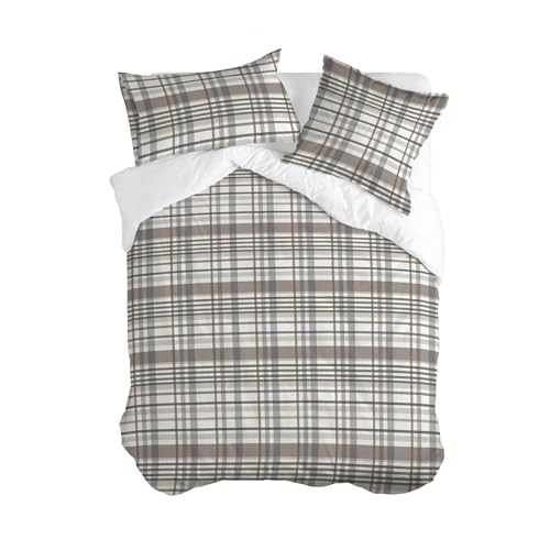 Housse de couette 155x220 parure de lit une personne Laida - 6