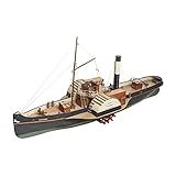maquette remorqueur paterson TALHOER VANGUARD wood paddle tugboat - Modellino da Costruire - Scala 1:50