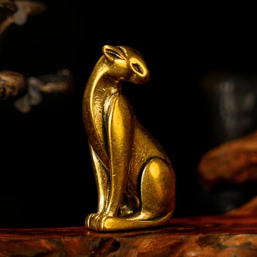 Escultura de Puma en Latón Macizo CHOVY miniatura 6