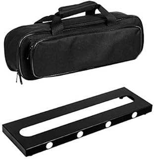 GOKKO Guitar Pedal Board Case 15.7 x 4.9 Inch Pedalboard with Carrying Bag (Small New)