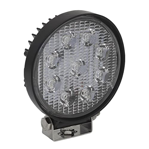 Image of Sealey LED3R 27W LED Round Work Light with Mounting Bracket