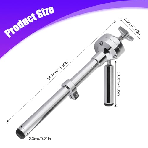 Tom Drum Holder Single Arm Stand Rack Mount Hardware para Performance Gear - Estilo A miniatura 4