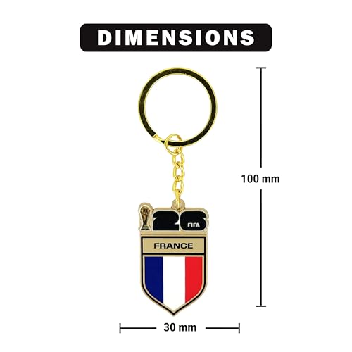 Image of 2026 FIFA World Cup Keychain - Officially Licensed, Collectible Gift for Fans, Durable Metal Ring for Keys, Backpacks