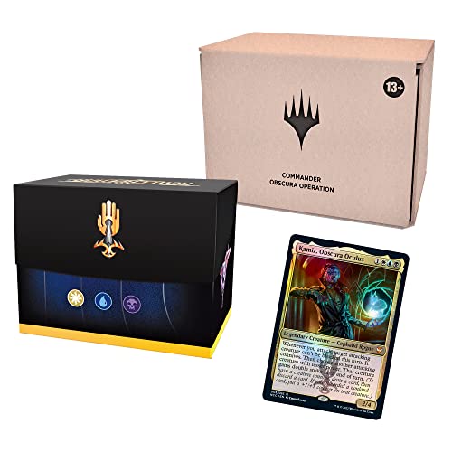 Magic The Gathering Streets of New Capenna Commander Deck – Obscura Operation, Minimal Packaging Version, for ages 13+