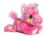 Aurora Bundle of 2 Stuffed Beanbag Animals - Blueberry Ripple Unicorn & Jelly Roll Unicorn, Blue/Pink, Multicolor