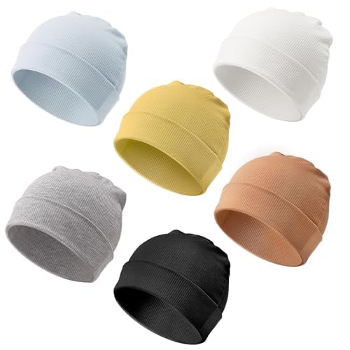 DRESHOW Neugeborenes Baby Mütze Hut Beanie Bekleidung Unisex Infant Hut Kindergarten Mütze Baby Jungen Mädchen 0-3 Monate