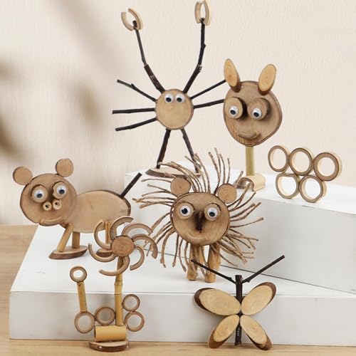 Projets artistiques en bois matériel bricolage contre l'ennui - 2