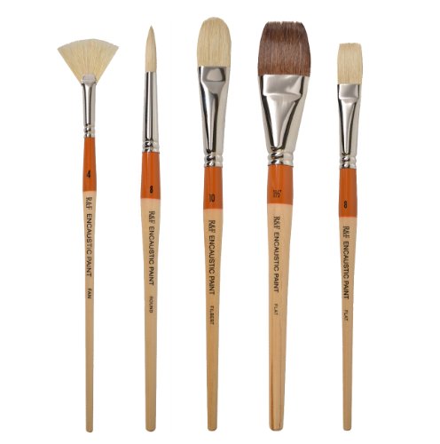R&F Handmade Paints Encaustic Artist Brush Set