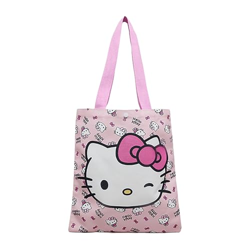 R&B Girls 126-1-AG215-1 Hello Kitty Printed Tote Bag Pink Free Size