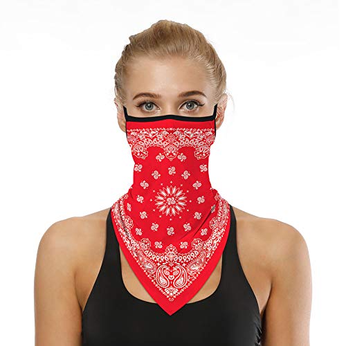 3 peças de máscara de bandana para fone de ouvido, cachecol balaclava, masculino, feminino, braçadei