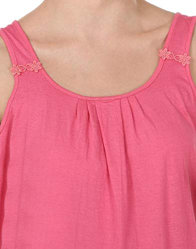 Image of BLAZON Women's Cotton Hosiery Solid Maxi Nighty Slip (Pack of 2) Available Sizes: S, M, L, XL, 2XL, 3XL, 4XL, 5XL
